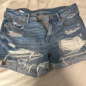 Ripped jeans shorts size 8